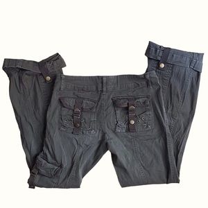 VINTAGE Y2K‎ ARDÈNE KHAKI CARGO LOWRISE PANTS SIZE 0